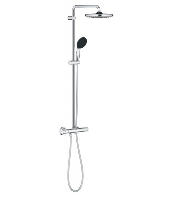Compra online Grohe Vitalio Start System 250 Sistema de ducha con termostato incorporado Cromo (26677001) en oferta al mejor precio