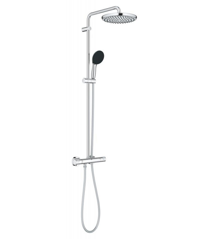 Compra online Grohe Vitalio Start System 250 Sistema de ducha con termostato incorporado Cromo (26677001) en oferta al mejor precio