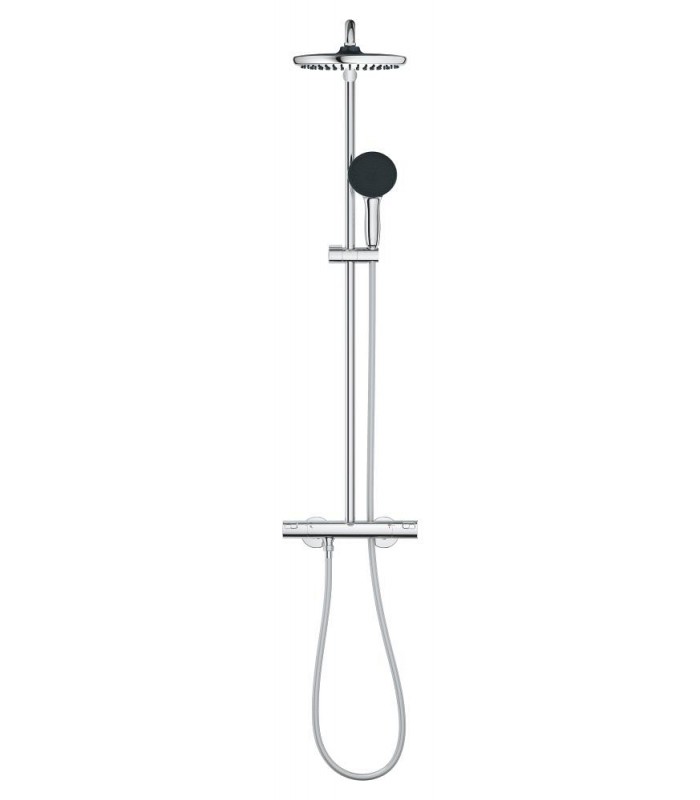 Compra online Grohe Vitalio Start System 250 Sistema de ducha con termostato incorporado Cromo (26677001) en oferta al mejor precio