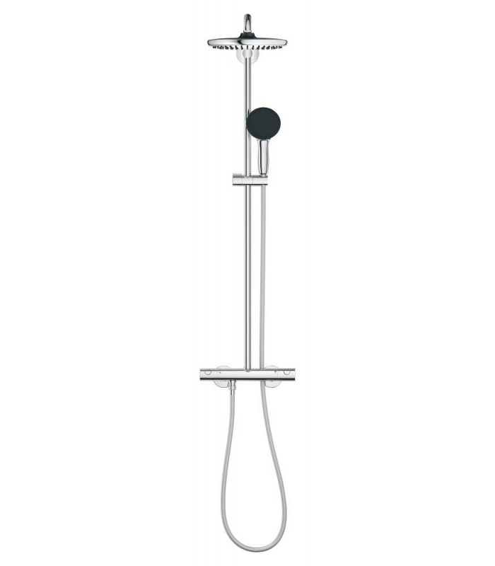Compra online Grohe Vitalio Start System 250 Sistema de ducha con termostato incorporado Cromo (26678001) en oferta al mejor precio