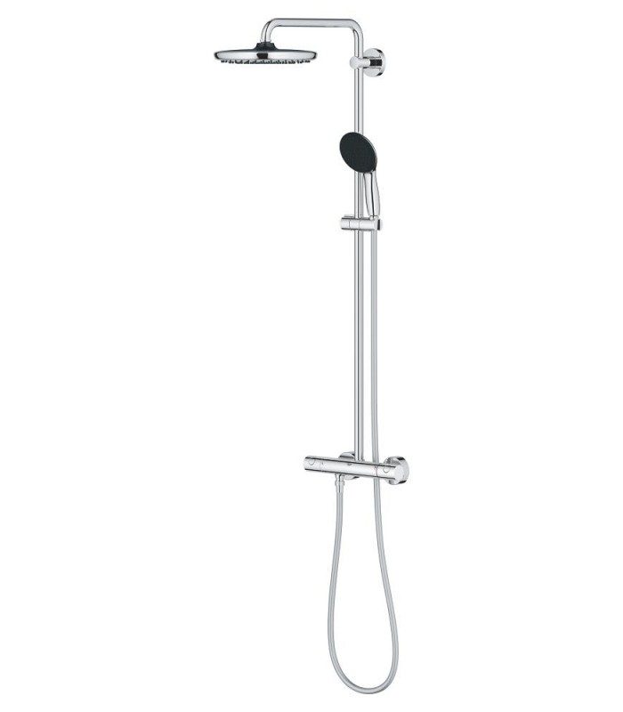 Compra online Grohe Vitalio Start System 250 Sistema de chuveiro com termostato integrado Cromado (26678001) en oferta al mejor precio