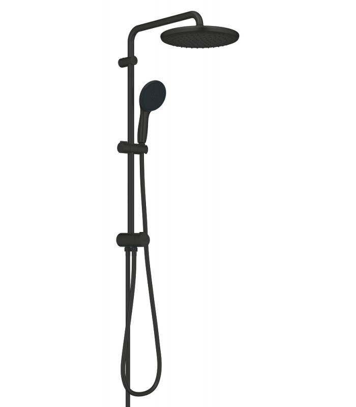 Compra online Grohe Vitalio Start System 250 Sistema de chuveiro com desviador Preto mate (266802431) en oferta al mejor precio
