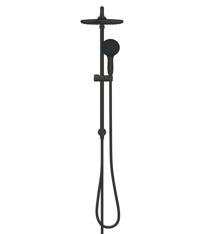 Compra online Grohe Vitalio Start System 250 Sistema de chuveiro com desviador Preto mate (266802431) en oferta al mejor precio