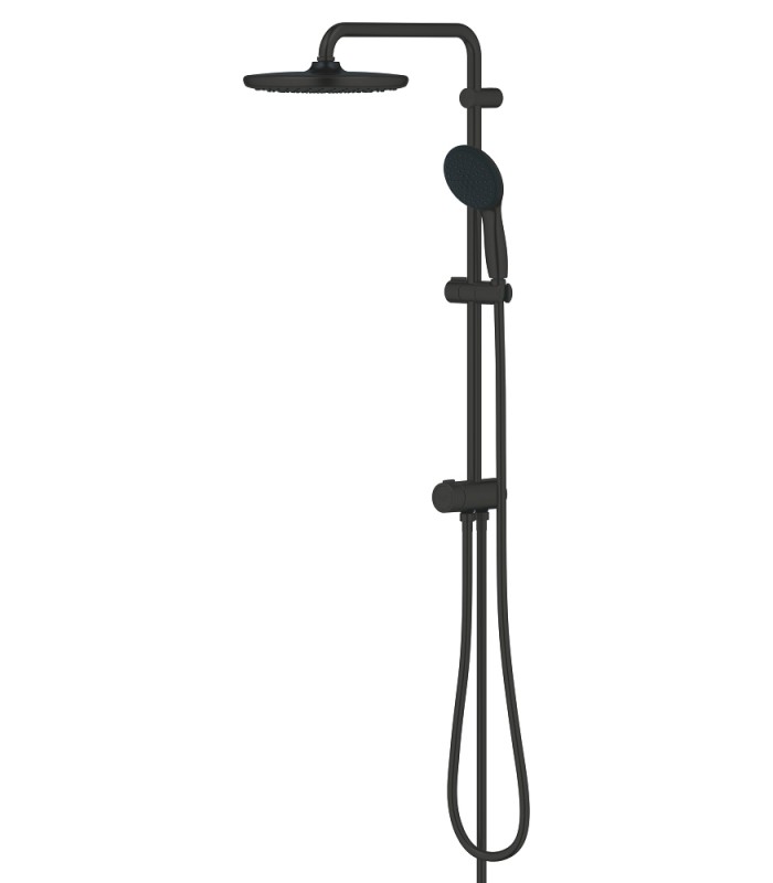 Compra online Grohe Vitalio Start System 250 Sistema de chuveiro com desviador Preto mate (266802431) en oferta al mejor precio