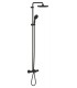 Grohe Vitalio Start System 250 Sistema de ducha con termostato para baño ducha Negro mate (269882431)
