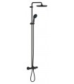 Grohe Vitalio Start System 250 Sistema de chuveiro com termostato para chuveiro de banheiro preto fosco (269882431)