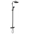 Grohe Vitalio Start System 250 Sistema de chuveiro com termostato para chuveiro de banheiro preto fosco (269882431)