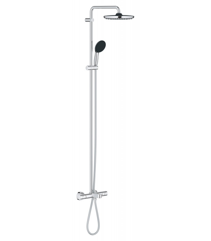 Compra online Grohe Vitalio Start System 250 Sistema de ducha con termostato para baño ducha Cromo (26988001) en oferta al mejor precio