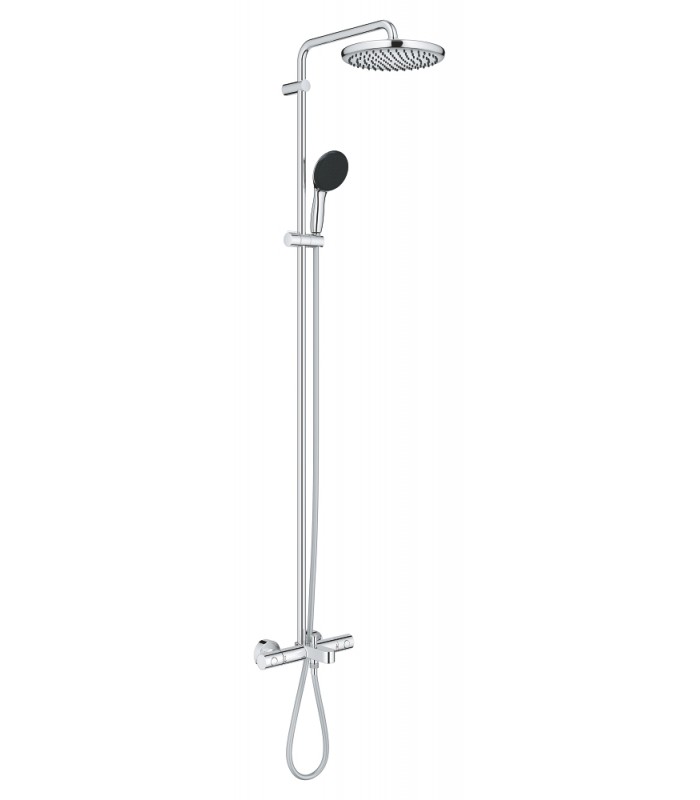 Compra online Grohe Vitalio Start System 250 Sistema de chuveiro com termostato para chuveiro de banheiro Cromado (26988001) en oferta al mejor precio