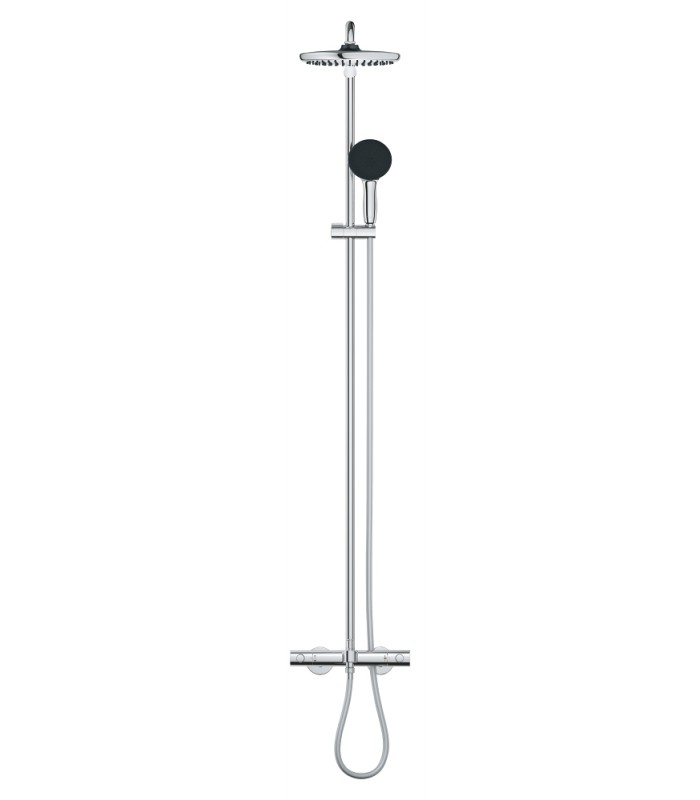 Compra online Grohe Vitalio Start System 250 Sistema de chuveiro com termostato para chuveiro de banheiro Cromado (26988001) en oferta al mejor precio