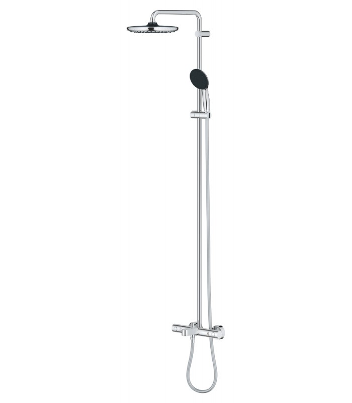 Compra online Grohe Vitalio Start System 250 Sistema de ducha con termostato para baño ducha Cromo (26988001) en oferta al mejor precio