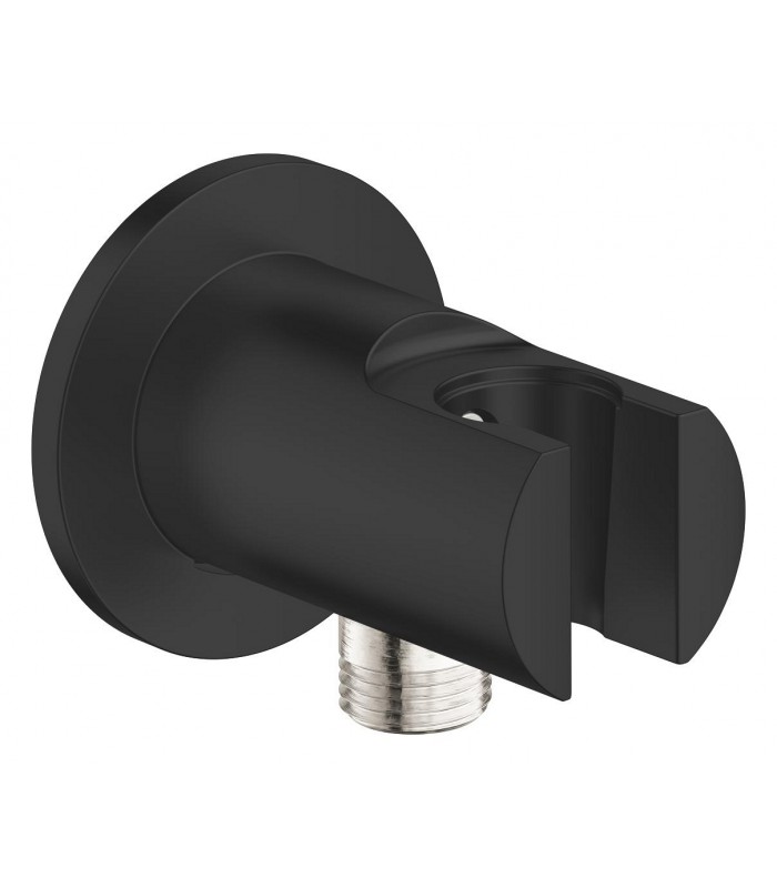 Compra online Grohe Vitalio Universal Outlet cotovelo e roseta preto fosco (269622431) en oferta al mejor precio
