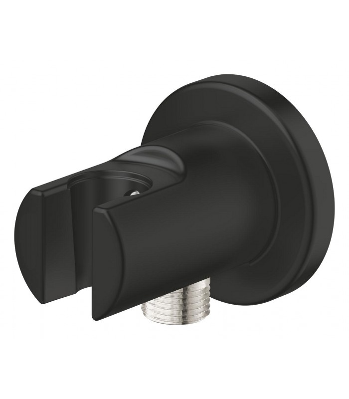Compra online Grohe Vitalio Universal Outlet cotovelo e roseta preto fosco (269622431) en oferta al mejor precio