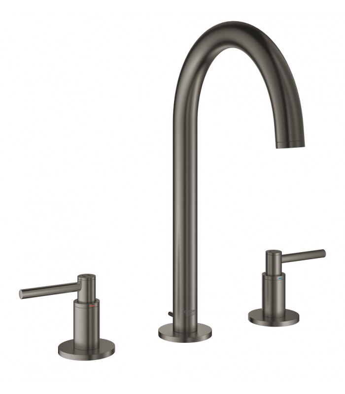 Compra online Misturador de lavatório Grohe Atrio 1/2" Tamanho M Grafite duro escovado (20009AL3) en oferta al mejor precio