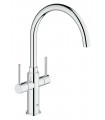 Grohe Batería de fregadero de 1/2" Cromo (30190000)