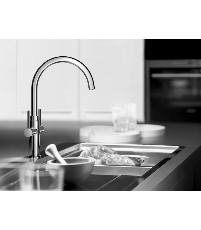 Compra online Grohe Batería de fregadero de 1/2" Cromo (30190000) en oferta al mejor precio