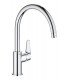 Grohe BauCurve Monomando de fregadero 1/2" Cromo (31536001)