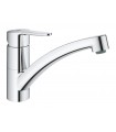 Grohe BauEco Monomando de fregadero 1/2" Cromo (31680000)