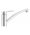 Grohe BauEco Monomando de fregadero 1/2" Cromo (31680000)