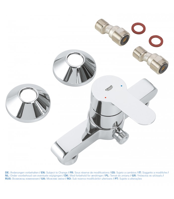 Compra online Misturador monocomando de chuveiro Grohe BauEdge 1/2" Cromado (23333000) en oferta al mejor precio