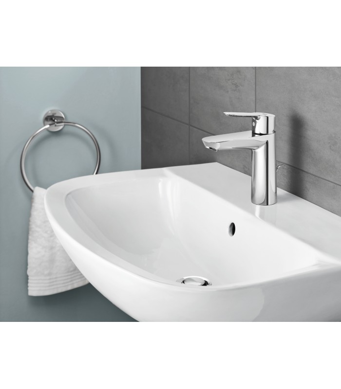 Compra online Grohe BauLoop Monomando de lavabo 1/2"Tamaño M Cromo (23762000) en oferta al mejor precio