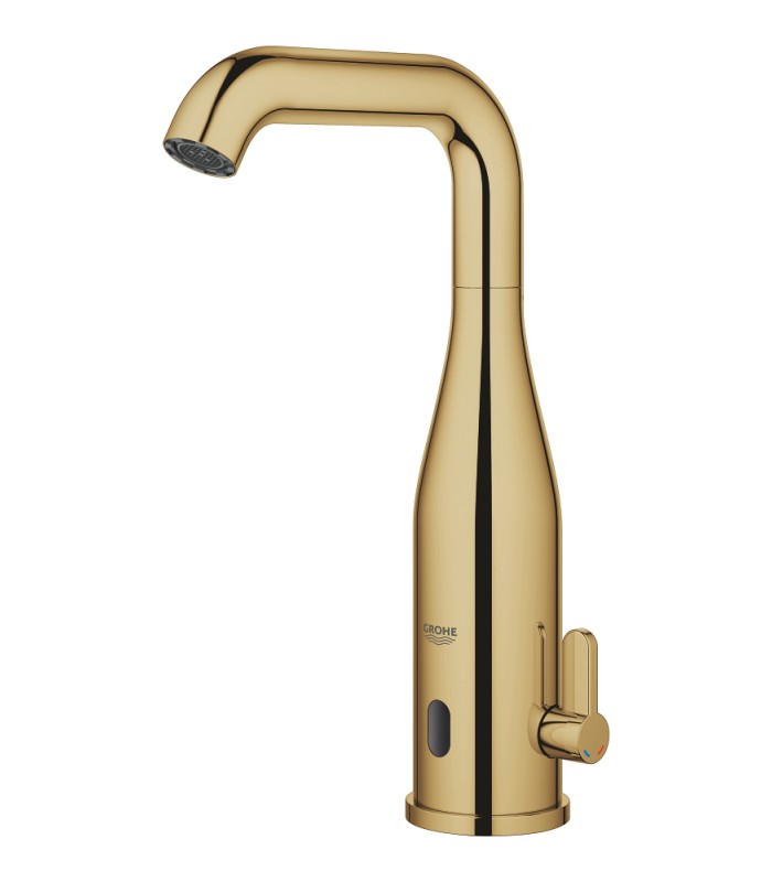 Compra online Misturador eletrônico para lavatório Grohe Essence E tamanho M 1/2" com misturador e limitador de temperatura ajustável Cool Sun en oferta al mejor precio