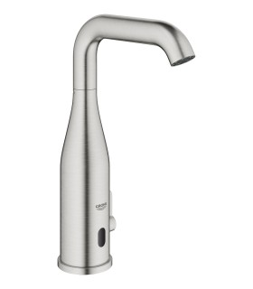 Misturador eletrônico para lavatório Grohe Essence E 1/2" tamanho M com misturador e limitador de temperatura ajustável Superste