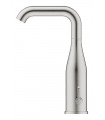 Grohe Essence E Mezclador de lavabo electrónico 1/2" Tamaño Mcon mezclador y limitador ajustable de temperatura Supersteel (364