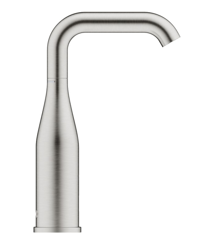 Compra online Grohe Essence E Mezclador de lavabo electrónico 1/2" Tamaño Mcon mezclador y limitador ajustable de temperatura Supersteel (364 en oferta al mejor precio