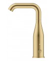 Misturador eletrônico para lavatório Grohe Essence E 1/2" tamanho M com misturador e limitador de temperatura ajustável Escovado