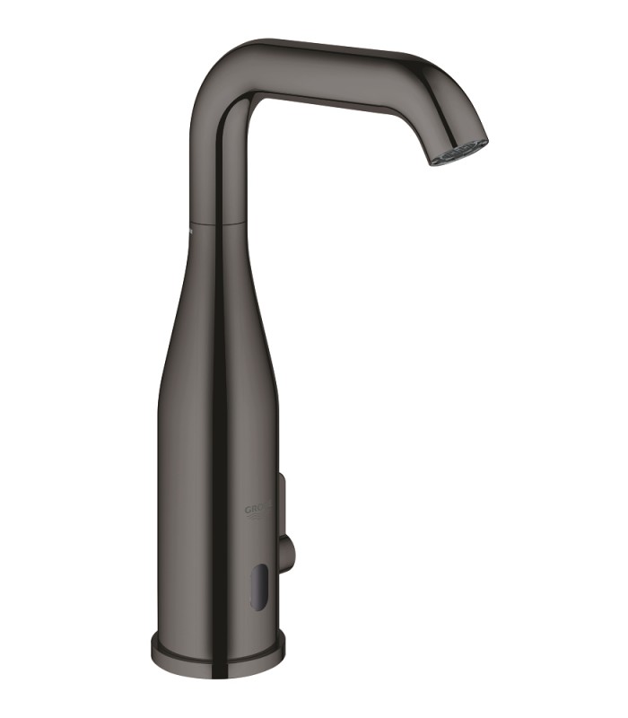 Compra online Grohe Essence E Mezclador de lavabo electrónico 1/2" Tamaño Mcon mezclador y limitador ajustable de temperatura Hard graphite ( en oferta al mejor precio