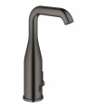 Grohe Essence E Mezclador de lavabo electrónico 1/2" Tamaño Mcon mezclador y limitador ajustable de temperatura Hard graphite (