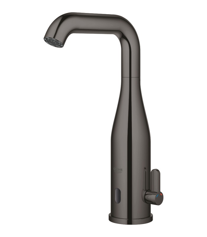 Compra online Grohe Essence E Mezclador de lavabo electrónico 1/2" Tamaño Mcon mezclador y limitador ajustable de temperatura Hard graphite ( en oferta al mejor precio