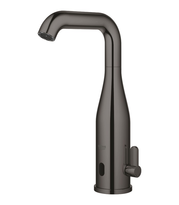 Compra online Grohe Essence E Mezclador de lavabo electrónico 1/2" Tamaño Mcon mezclador y limitador ajustable de temperatura Hard graphite ( en oferta al mejor precio
