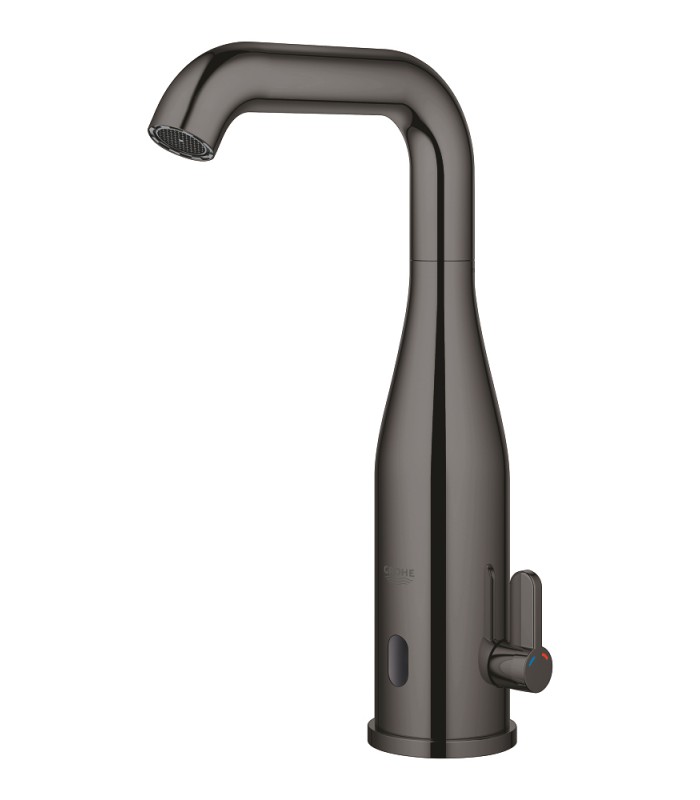Compra online Grohe Essence E Mezclador de lavabo electrónico 1/2" Tamaño Mcon mezclador y limitador ajustable de temperatura Hard graphite ( en oferta al mejor precio