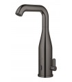 Misturador eletrônico para lavatório Grohe Essence E tamanho M 1/2" com misturador e limitador de temperatura ajustável Grafite 