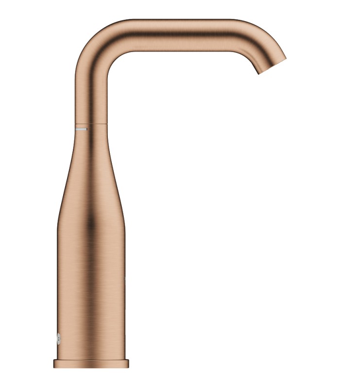 Compra online Misturador eletrônico para lavatório Grohe Essence E 1/2" tamanho M com misturador e limitador de temperatura ajustável Escovado en oferta al mejor precio