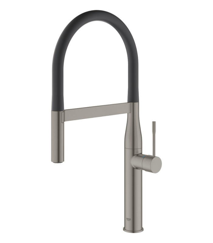 Compra online Misturador monocomando para lavatório Grohe Essence 1/2" grafite duro escovado (30294AL0) en oferta al mejor precio