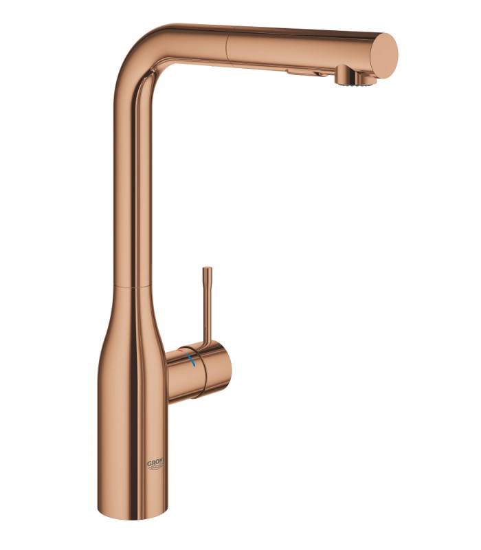 Compra online Misturador monocomando para lavatório Grohe Essence 1/2" Warm sunset (cobre brilhante) (30270DA0) en oferta al mejor precio