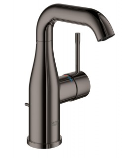 Grohe Essence Monomando de lavabo 1/2"Tamaño M Hard graphite (Grafito brillo) (23462A01)