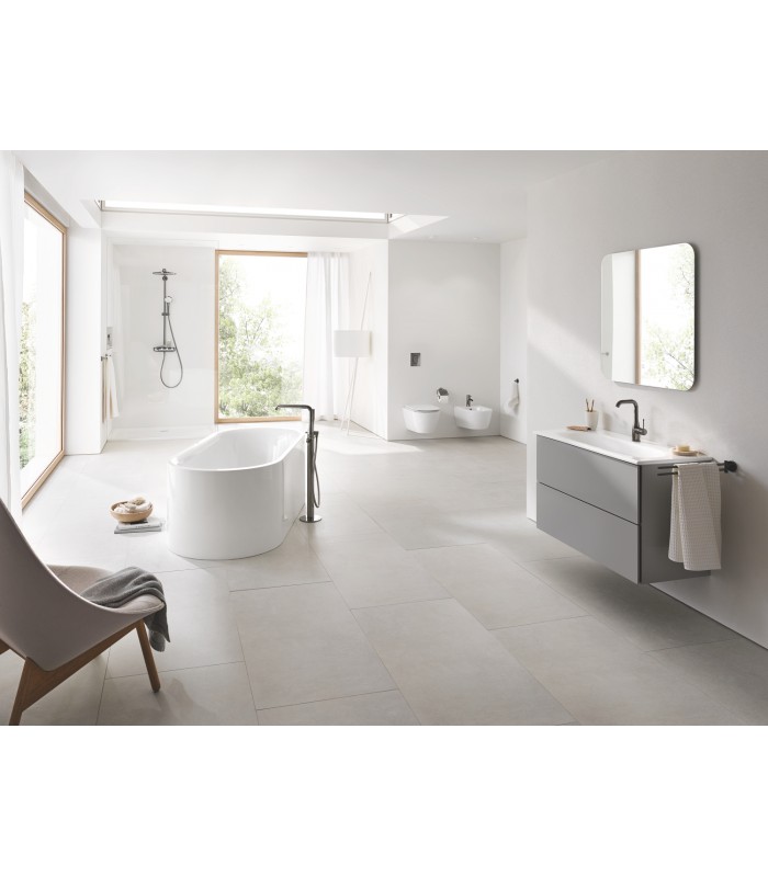 Compra online Misturador monocomando para lavatório Grohe Essence 1/2" L-size Hard graphite (32628A01) en oferta al mejor precio