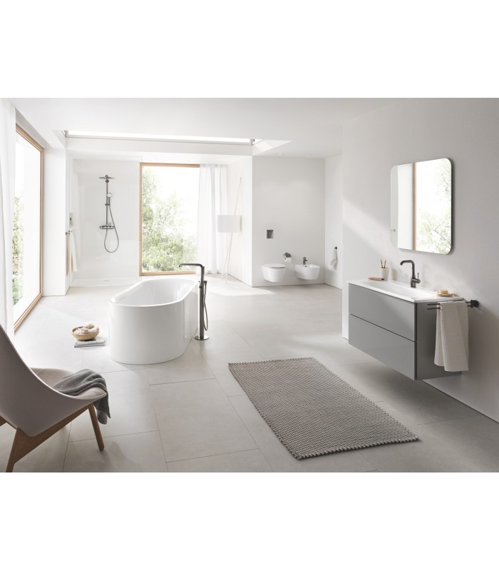 Compra online Misturador monocomando para banheira e chuveiro Grohe Essence 1/2" de chão Grafite duro (grafite brilhante) (23491A01) en oferta al mejor precio