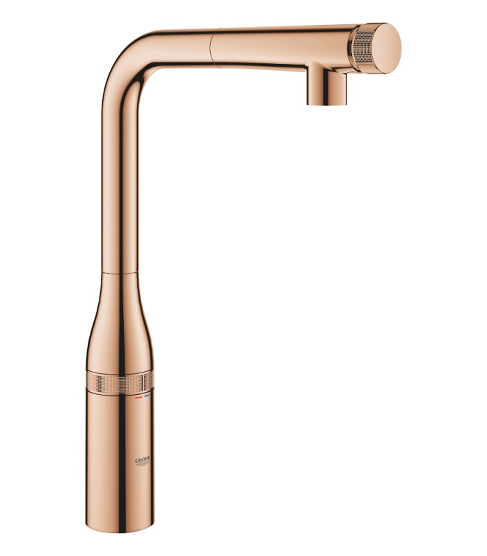Compra online Grohe Essence SmartControl Monomando de fregadero con SmartControl integrado Warm sunset (Cobre brillo) (31615DA0) en oferta al mejor precio