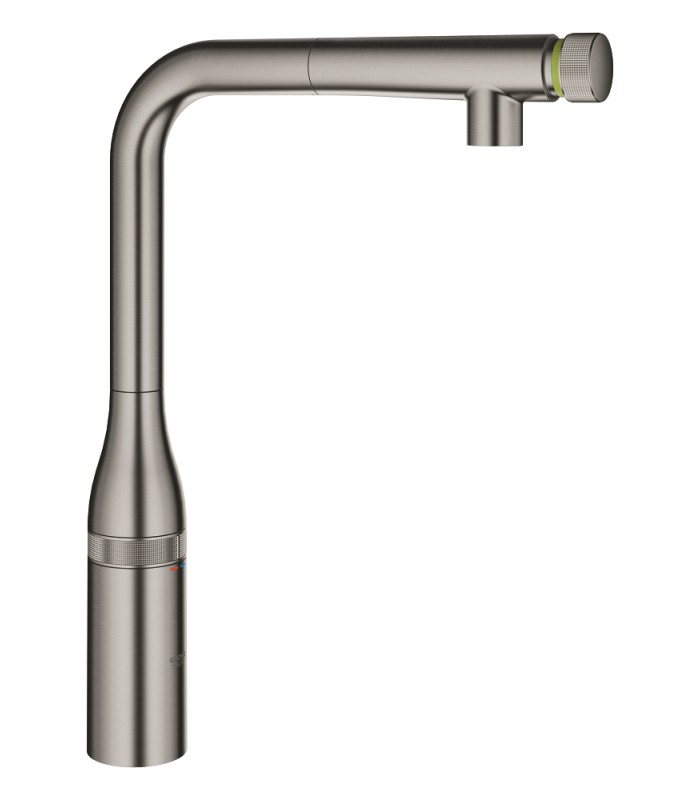 Compra online Misturadora monocomando para lavatório Grohe Essence SmartControl com SmartControl integrado Grafite duro escovado (31615AL0 en oferta al mejor precio