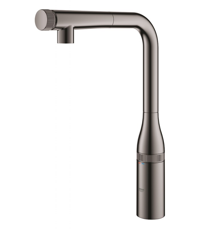 Compra online Grohe Essence SmartControl Monomando de fregadero con SmartControl integrado Hard graphite (Grafito brillo) (31615A00) en oferta al mejor precio