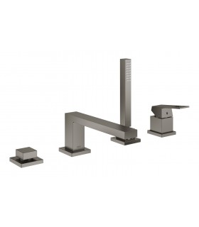 Grohe Eurocube Monocomando de banheira e chuveiro 1/2" Grafite duro escovado (19897AL1)