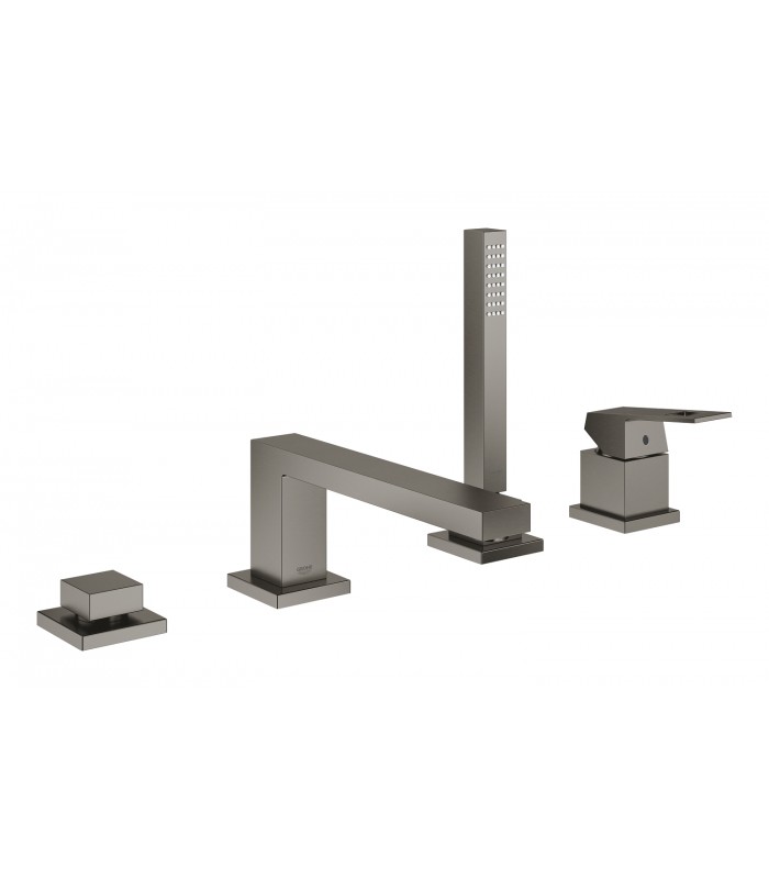 Compra online Grohe Eurocube Monocomando de banheira e chuveiro 1/2" Grafite duro escovado (19897AL1) en oferta al mejor precio