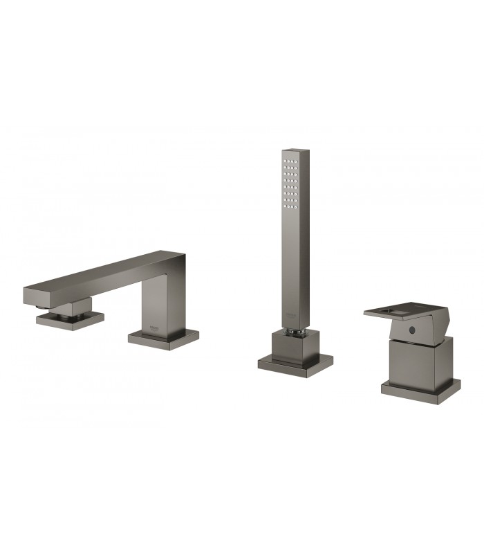 Compra online Grohe Eurocube Monocomando de banheira e chuveiro 1/2" Grafite duro escovado (19897AL1) en oferta al mejor precio