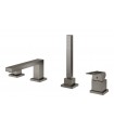 Grohe Eurocube Monocomando de banheira e chuveiro 1/2" Grafite duro escovado (19897AL1)