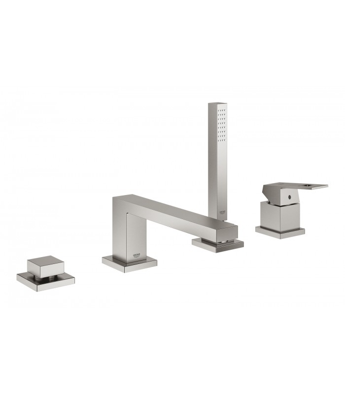 Compra online Grohe Eurocube Combinación monomandopara baño y ducha 1/2" Supersteel (19897DC1) en oferta al mejor precio